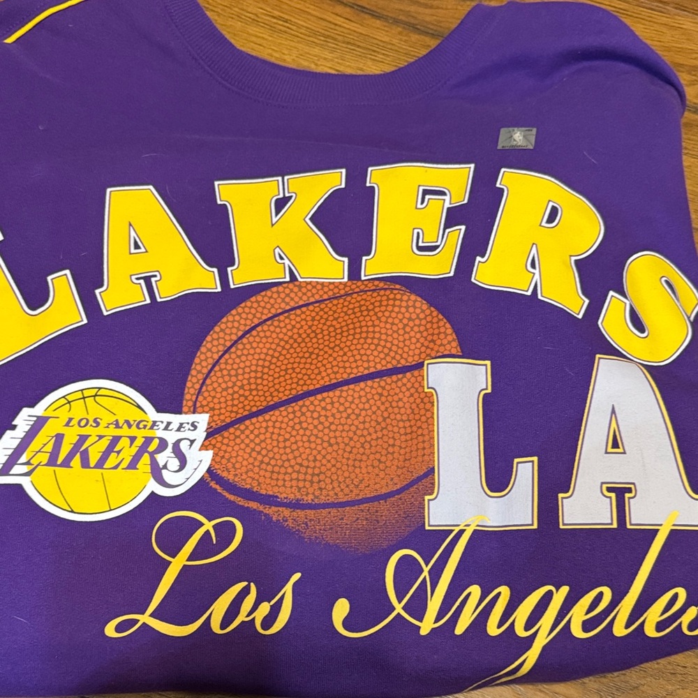 NBA Purple Los Angeles Lakers Sweatshirt